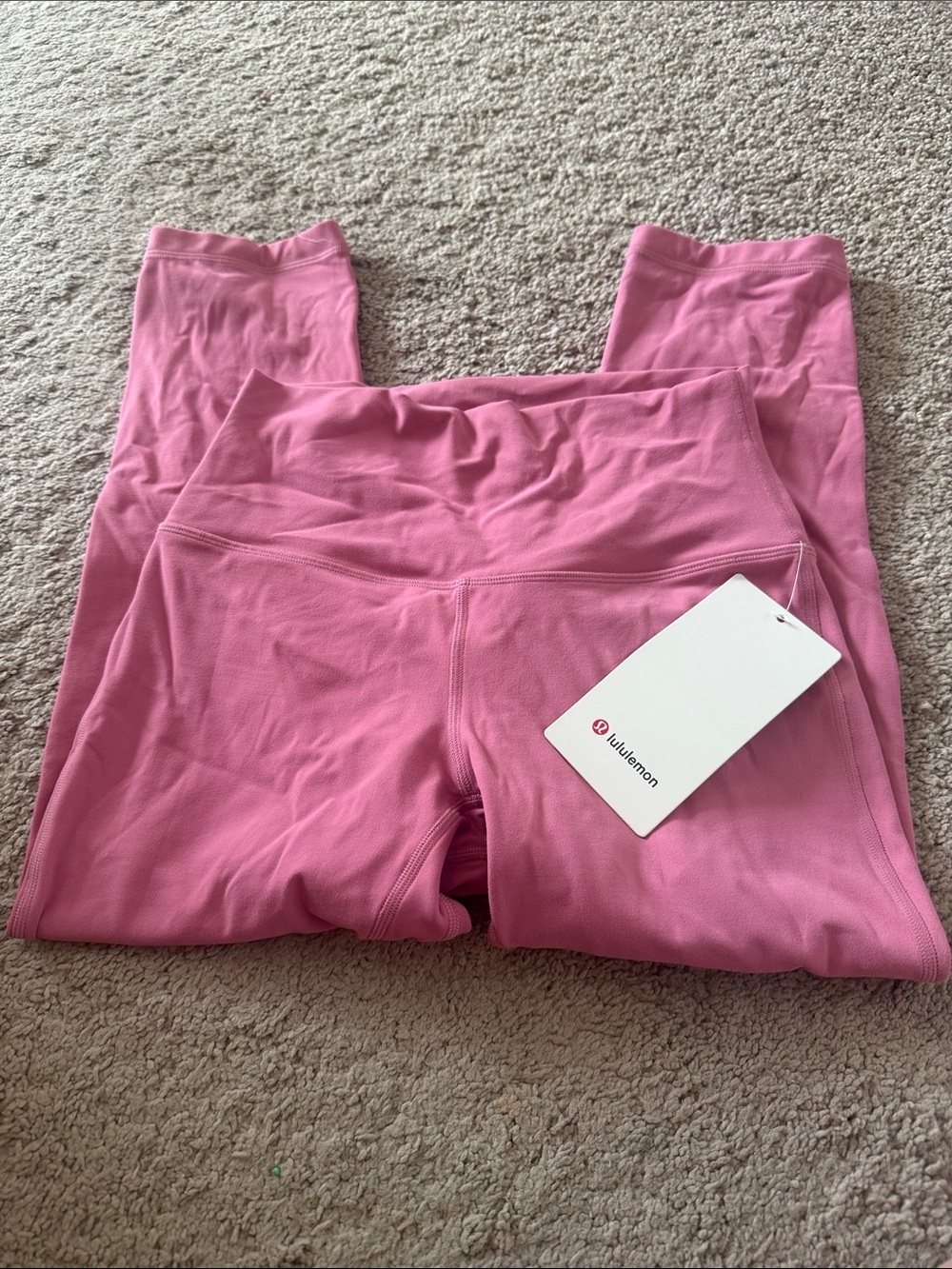 Lululemon Pink High-Rise Leggings